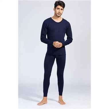 Men's Round Neck Thermal Underwear Set