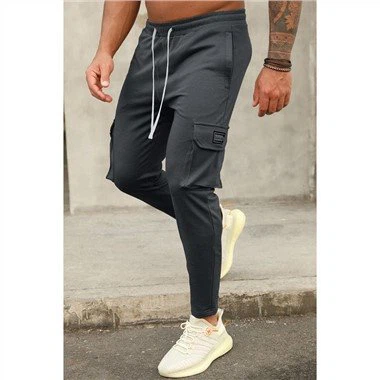 Pocketed Drawstring Slim-fit Men's Joggers